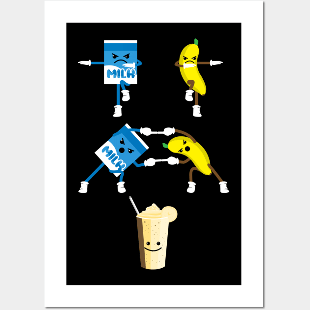 Banana, Milk, Milkshake, Fusion, Shake, Creamy, Fun Wall Art by Strohalm